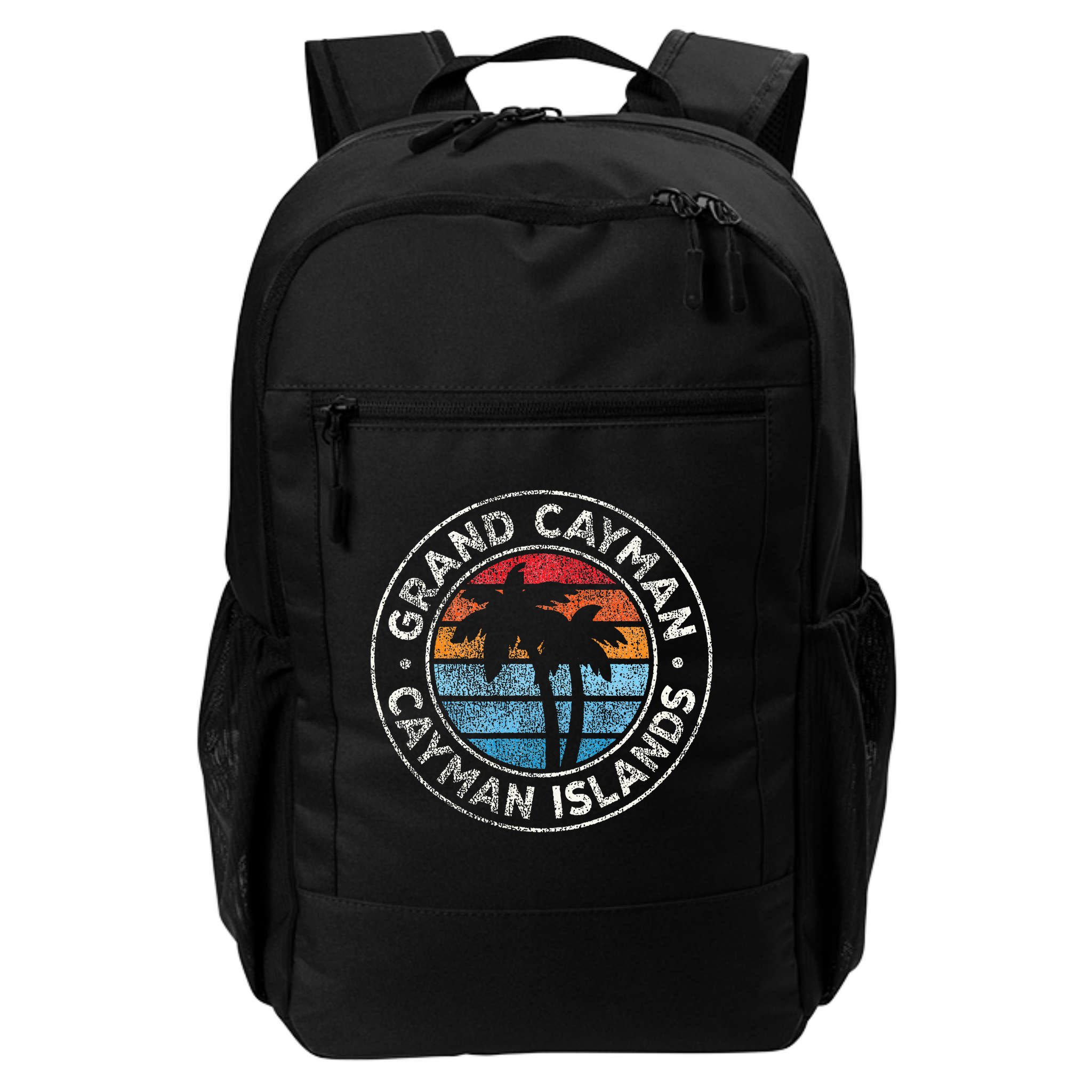 Grand Cayman Cayman Islands Vintage Graphic Retro 70s Backpack