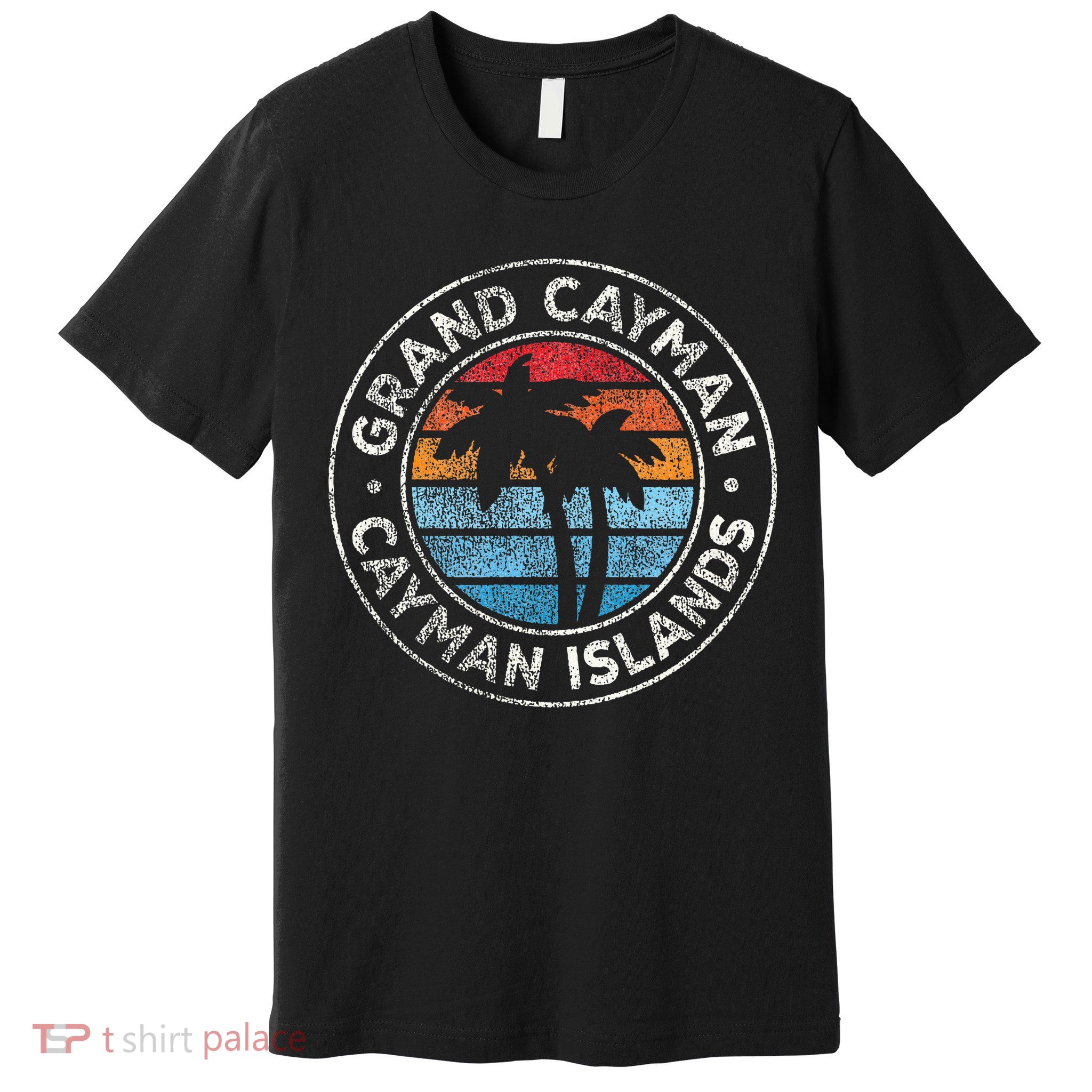 Grand Cayman Cayman Islands Vintage Graphic Retro 70s Premium T-Shirt