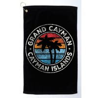 Grand Cayman Cayman Islands Vintage Graphic Retro 70s Golf Towel