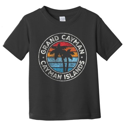 Grand Cayman Cayman Islands Vintage Graphic Retro 70s Toddler T-Shirt