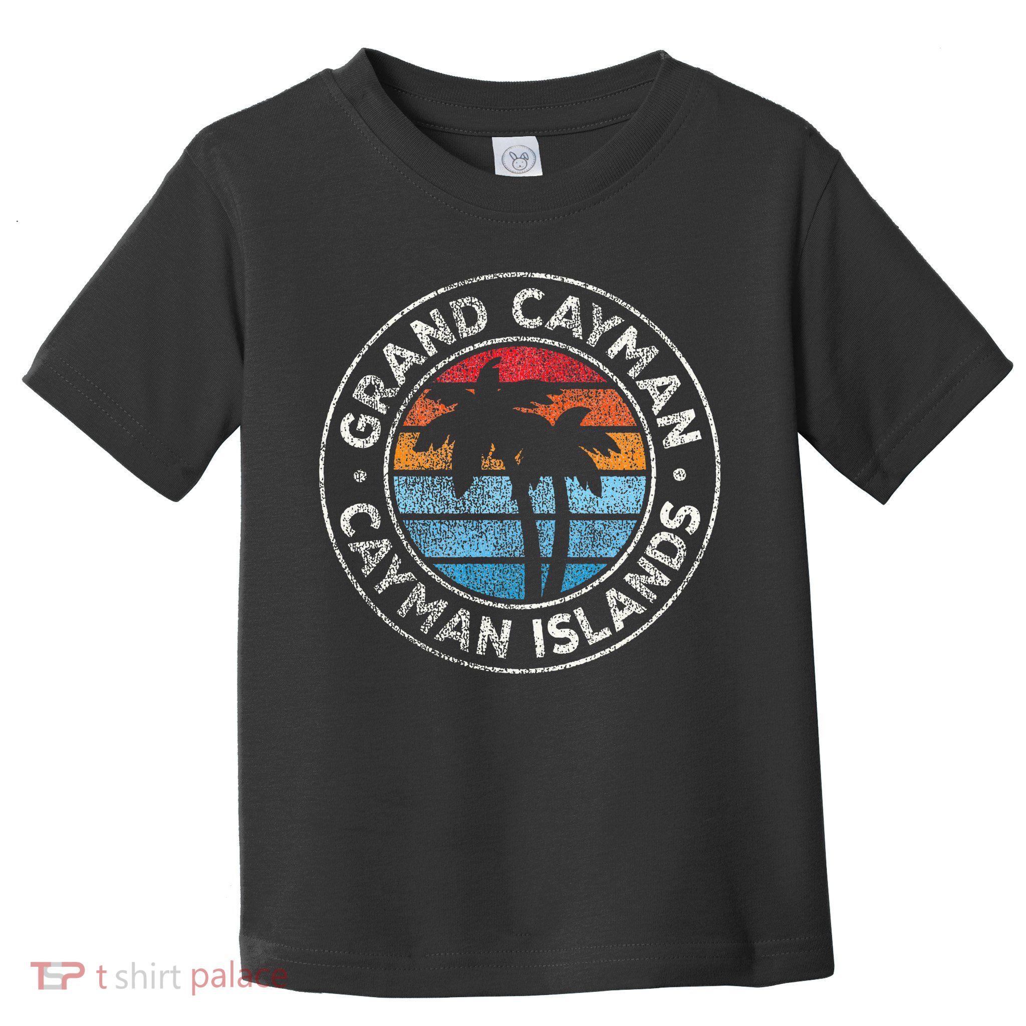 Grand Cayman Cayman Islands Vintage Graphic Retro 70s Toddler T-Shirt