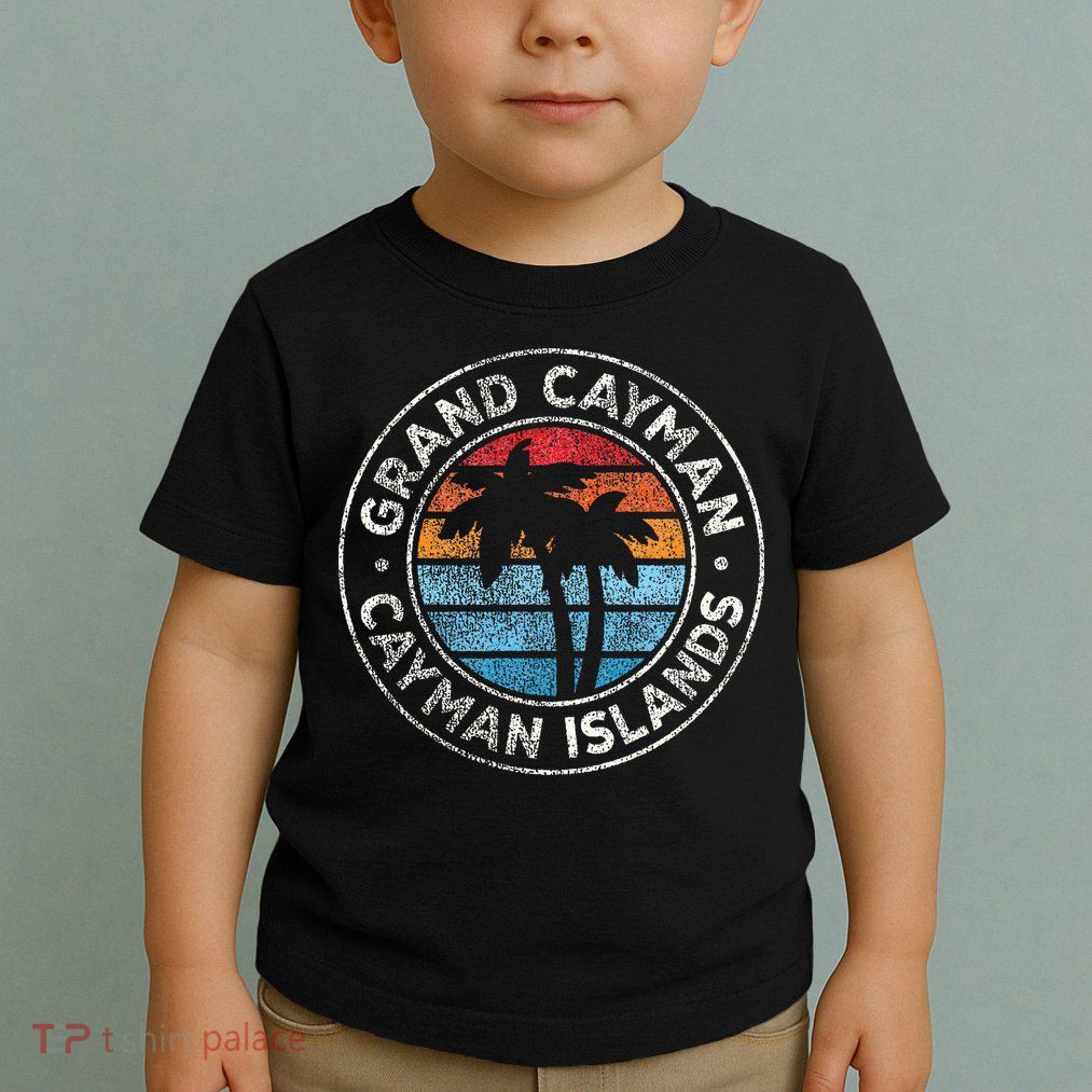 Grand Cayman Cayman Islands Vintage Graphic Retro 70s Toddler T-Shirt