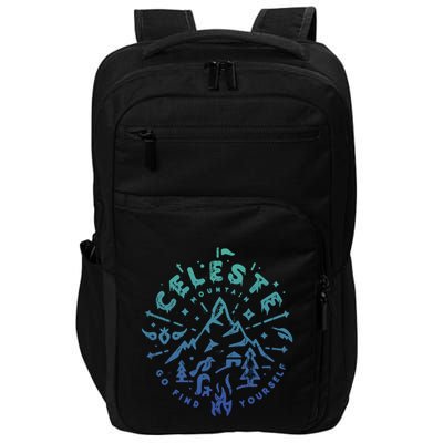 Graphic Celestes Classic Videogame Mountain Go Find Yourself Cute Gift Impact Tech Backpack