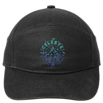 Graphic Celestes Classic Videogame Mountain Go Find Yourself Cute Gift 7-Panel Snapback Hat