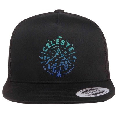 Graphic Celestes Classic Videogame Mountain Go Find Yourself Cute Gift Flatbill Hat