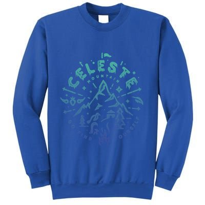 Graphic Celestes Classic Videogame Mountain Go Find Yourself Cute Gift Sweatshirt