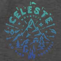 Graphic Celestes Classic Videogame Mountain Go Find Yourself Cute Gift Vector Backpack