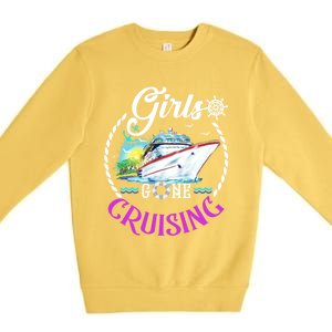 Gone Cruising Cruise Lovers Gift Premium Crewneck Sweatshirt