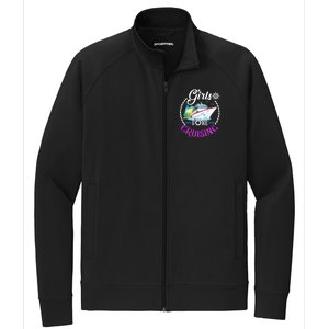 Gone Cruising Cruise Lovers Gift Stretch Full-Zip Cadet Jacket