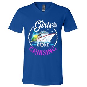 Gone Cruising Cruise Lovers Gift V-Neck T-Shirt