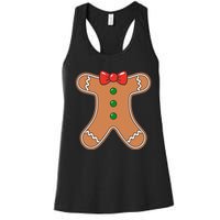 Gingerbread Cookie Costume Women's Racerback Tank