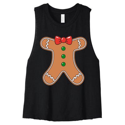 Gingerbread Cookie Costume Women's Racerback Cropped Tank