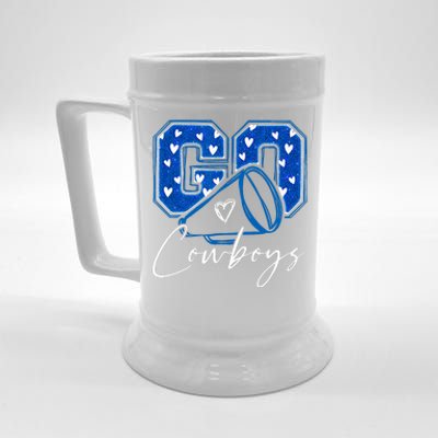 Go Cheer Cowboys Beer Stein