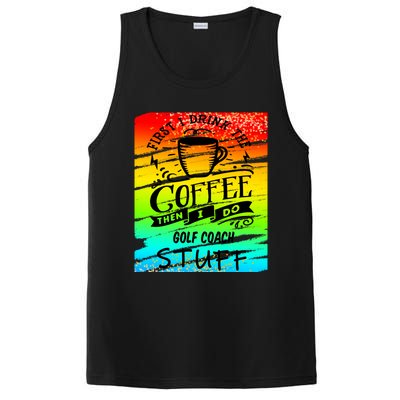 Golf Coach Coffee Gift PosiCharge Competitor Tank