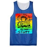 Golf Coach Coffee Gift Mesh Reversible Basketball Jersey Tank