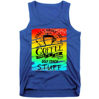 Golf Coach Coffee Gift Tank Top