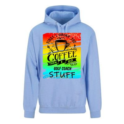 Golf Coach Coffee Gift Unisex Surf Hoodie