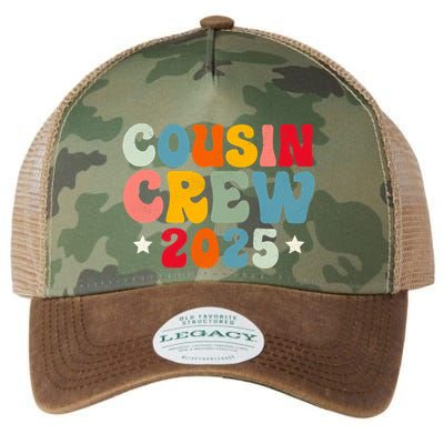 Groovy Cousin Crew 2025 Christmas Making Memories Xmas 2025 Gift Legacy Tie Dye Trucker Hat