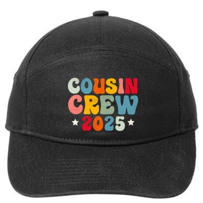Groovy Cousin Crew 2025 Christmas Making Memories Xmas 2025 Gift 7-Panel Snapback Hat