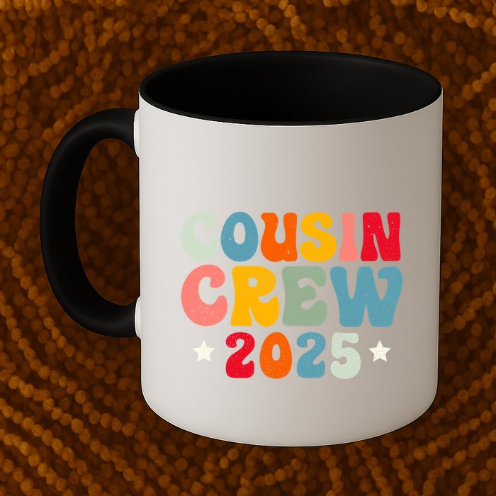 Groovy Cousin Crew 2025 Christmas Making Memories Xmas 2025 Gift Mug