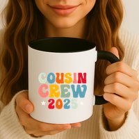 Groovy Cousin Crew 2025 Christmas Making Memories Xmas 2025 Gift Mug
