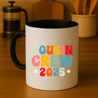 Groovy Cousin Crew 2025 Christmas Making Memories Xmas 2025 Gift Mug
