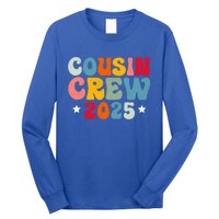 Groovy Cousin Crew 2025 Christmas Making Memories Xmas 2025 Gift Long Sleeve Shirt