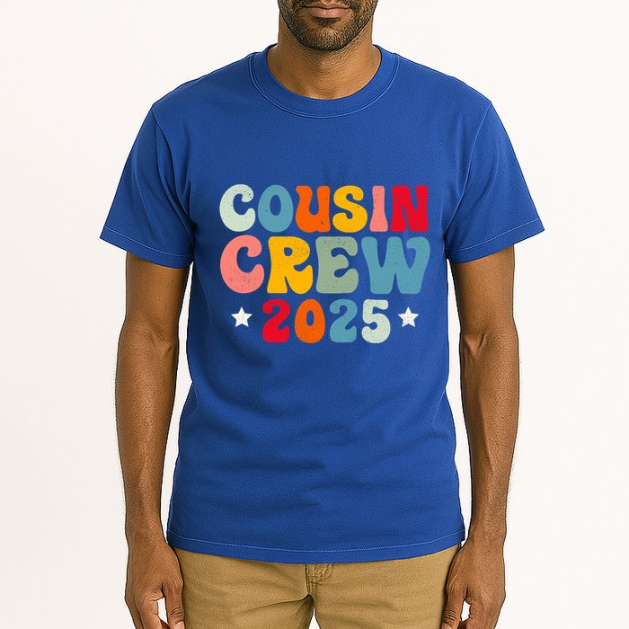 Groovy Cousin Crew 2025 Christmas Making Memories Xmas 2025 Gift Tall T-Shirt
