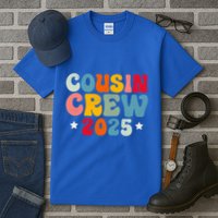 Groovy Cousin Crew 2025 Christmas Making Memories Xmas 2025 Gift Tall T-Shirt