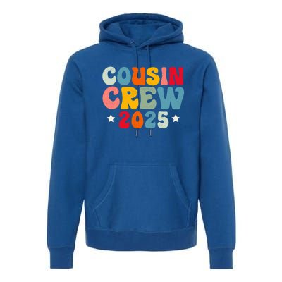 Groovy Cousin Crew 2025 Christmas Making Memories Xmas 2025 Gift Premium Hoodie