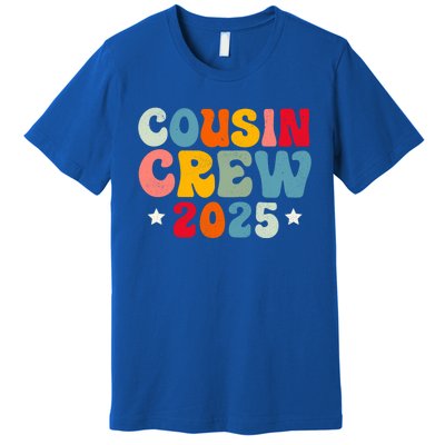 Groovy Cousin Crew 2025 Christmas Making Memories Xmas 2025 Gift Premium T-Shirt