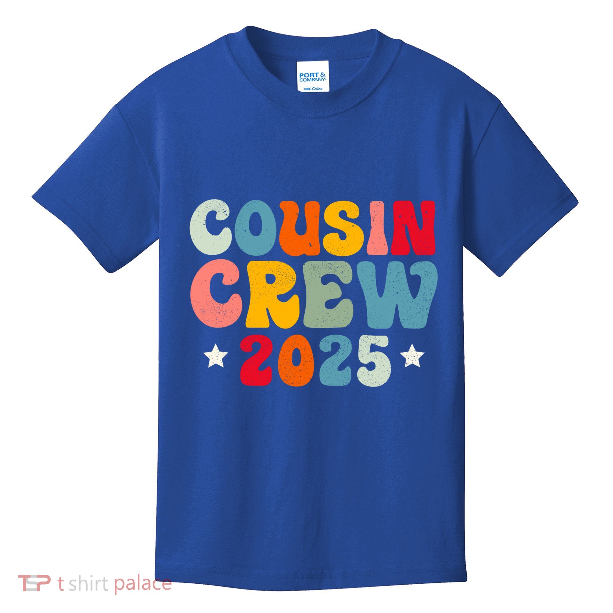 Groovy Cousin Crew 2025 Christmas Making Memories Xmas 2025 Gift Kids T-Shirt