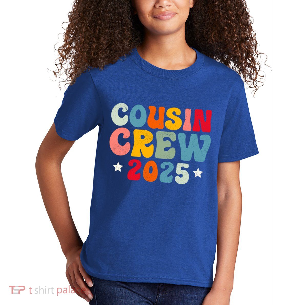 Groovy Cousin Crew 2025 Christmas Making Memories Xmas 2025 Gift Kids T-Shirt