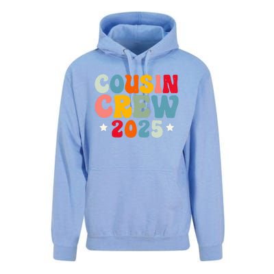 Groovy Cousin Crew 2025 Christmas Making Memories Xmas 2025 Gift Unisex Surf Hoodie