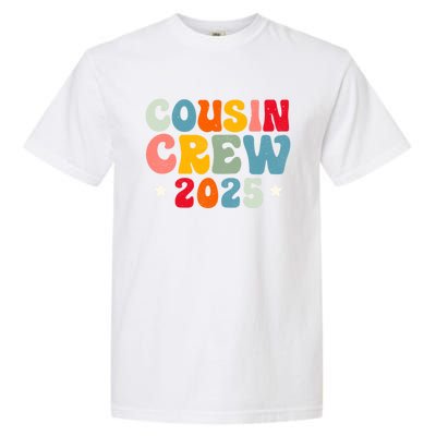 Groovy Cousin Crew 2025 Christmas Making Memories Xmas 2025 Gift Garment-Dyed Heavyweight T-Shirt