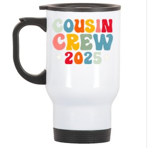 Groovy Cousin Crew 2025 Christmas Making Memories Xmas 2025 Gift Stainless Steel Travel Mug