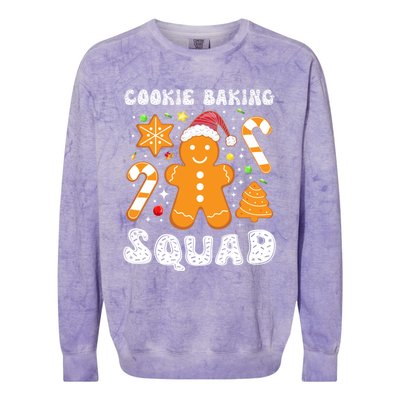 Gingerbread Cookies Cookie Baking Squad Christmas Baker Gift Colorblast Crewneck Sweatshirt