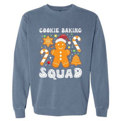 Gingerbread Cookies Cookie Baking Squad Christmas Baker Gift Garment-Dyed Sweatshirt