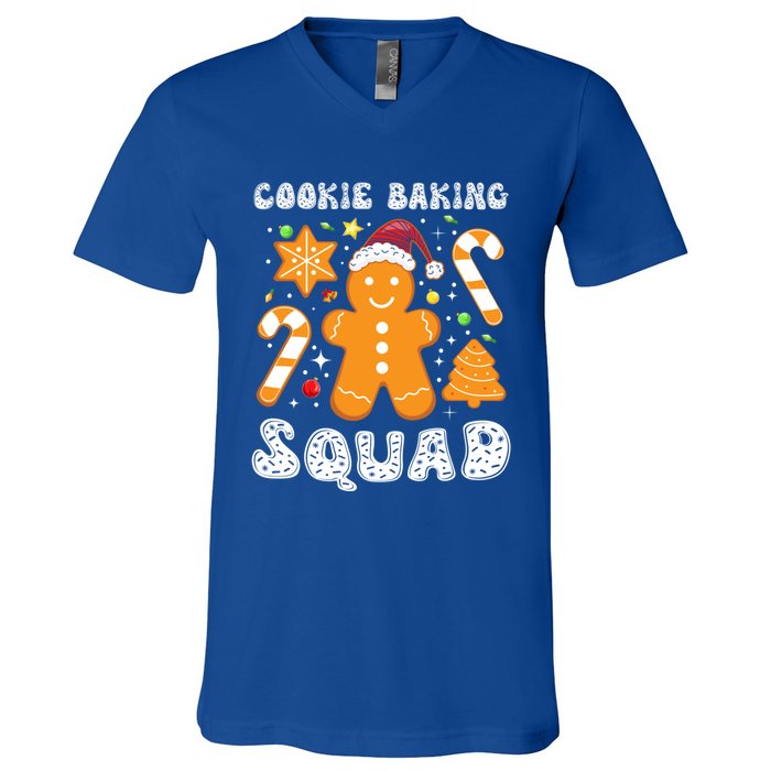 Gingerbread Cookies Cookie Baking Squad Christmas Baker Gift V-Neck T-Shirt