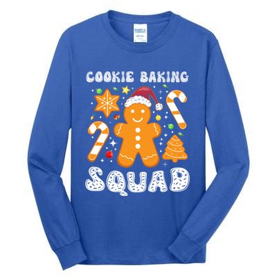 Gingerbread Cookies Cookie Baking Squad Christmas Baker Gift Tall Long Sleeve T-Shirt