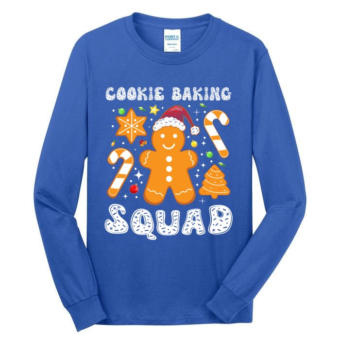 Gingerbread Cookies Cookie Baking Squad Christmas Baker Gift Tall Long Sleeve T-Shirt