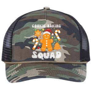 Gingerbread Cookies Cookie Baking Squad Christmas Baker Gift Retro Rope Trucker Hat Cap