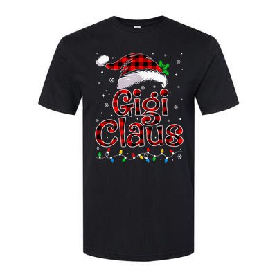 Gigi Claus Christmas Lights Pajama Family Matching Softstyle CVC T-Shirt