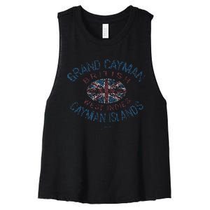 Grand Cayman Cayman Islands British West Indies Women's Racerback Cropped Tank