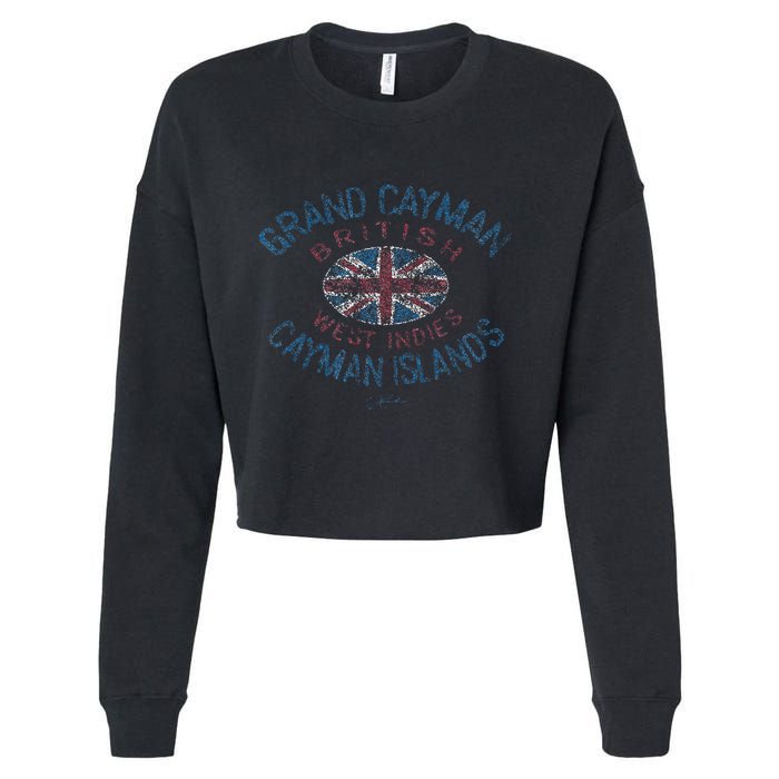 Grand Cayman Cayman Islands British West Indies Cropped Pullover Crew