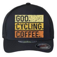 God Cycling Coffee Jesus Mountain Bike Mtb Biking Flexfit Unipanel Trucker Cap