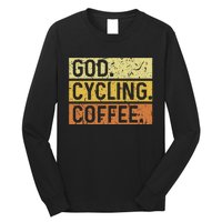 God Cycling Coffee Jesus Mountain Bike Mtb Biking Long Sleeve Shirt