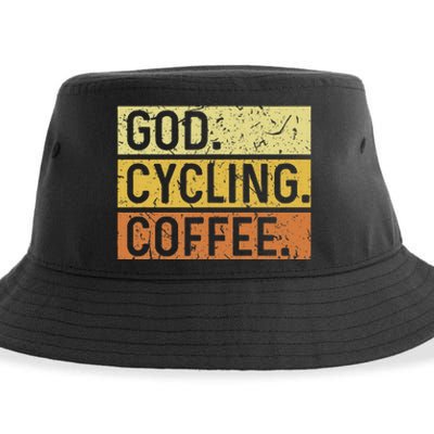 God Cycling Coffee Jesus Mountain Bike Mtb Biking Sustainable Bucket Hat