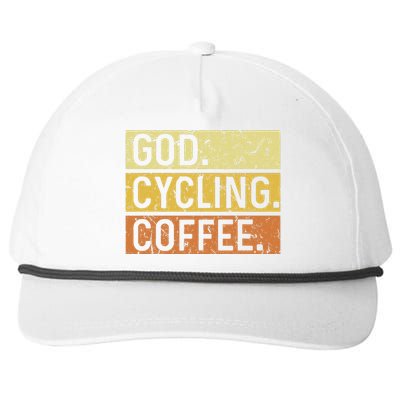 God Cycling Coffee Jesus Mountain Bike Mtb Biking Snapback Five-Panel Rope Hat