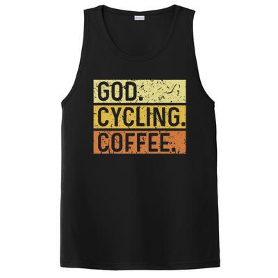 God Cycling Coffee Jesus Mountain Bike Mtb Biking PosiCharge Competitor Tank